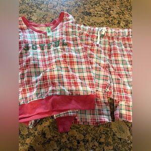 Honeydew star seeker pajama lounge set joyful plaid